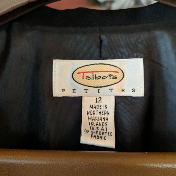 Talbots black suit jacket - Picture 4 of 5